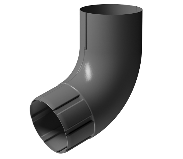 Колено 72° D90 Döcke STAL PREMIUM Графит, (RAL 7024) купить в Подольске