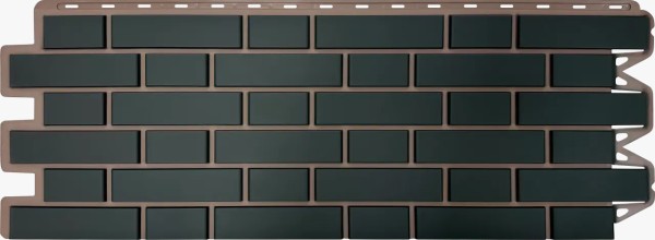 Фасадная панель Альта-Профиль, Кирпич Клинкерный, Графит купить в Подольске