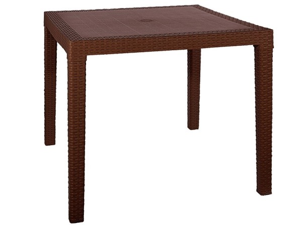 Стол квадратный FIJI Quatro Table Коричневый купить в Подольске