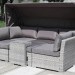 Диван-Трансформер AFINA плетеный из иск. ротанга AFM-320G Grey купить в Подольске
