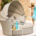Диван-Трансформер AFINA плетеный из иск. ротанга AFM-325 Beige купить в Подольске