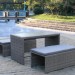 Диван-Трансформер AFINA плетеный из иск. ротанга S330G-W78 Grey купить в Подольске