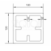 Столб SEQUOIA Evolution 3D WOOD BLACK купить в Подольске