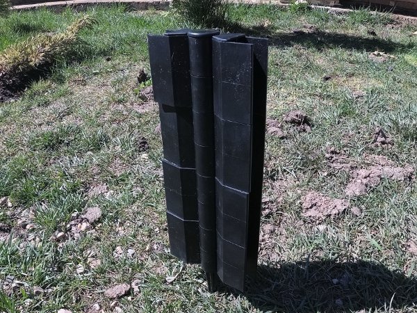 Угловой элемент поворотный, пластиковый от 60° до 300° для доски 300х30 мм из ДПК чёрный Holzhof купить в Подольске