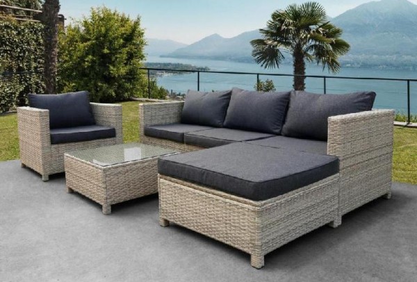 Комплект мебели AFINA плетеной из иск. ротанга YR821G Grey/Grey купить в Подольске