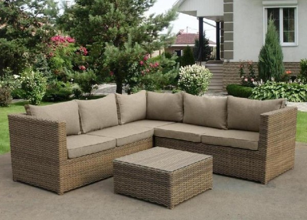 Комплект мебели AFINA плетеной из иск. ротанга YR825B Beige купить в Подольске