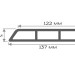 Доска Ромбус 3D ДПК Outdoor STORM GREY серая микс купить в Подольске