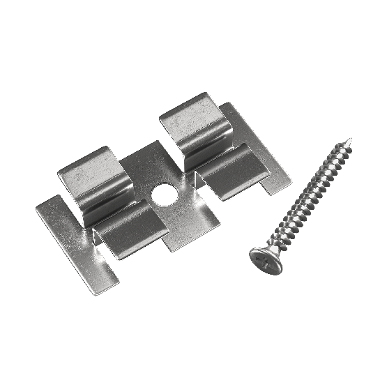Клипса с саморезом, Grinder шовный монтаж 5 mm купить в Подольске