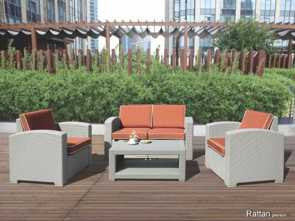 Уличные диваны и кресла коллекции Rattan Premium 4 купить в Подольске