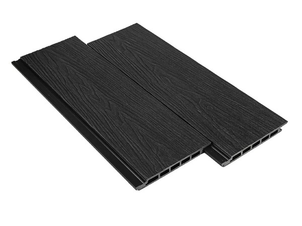 Фасадная панель из ДПК Deckart Vista 3D с текстурой дерева Графит купить в Подольске
