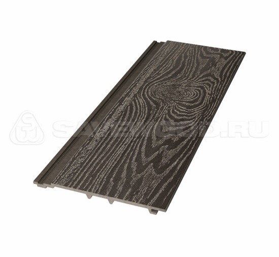 Сайдинг из дпк savewood sw-cedrus тангенциальный распил темно-коричневый купить в Подольске