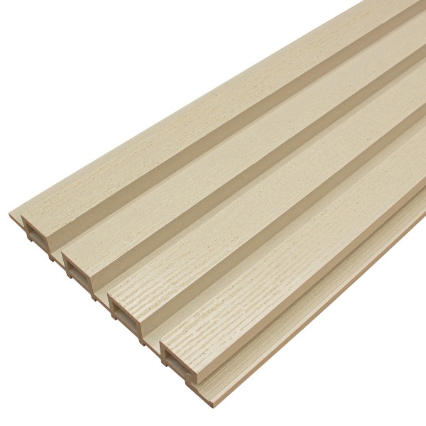 Фасадная доска из ДПК Faynag Wood Рейка Слоновая кость купить в Подольске