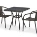 Комплект плетеной мебели AFINA из иск. ротанга T282BNT/Y137C-W53 Brown 2Pcs купить в Подольске