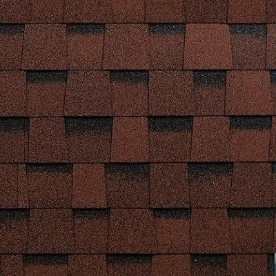 Двухслойная ламинированная черепица Shinglas, серия Фазенда – Красный купить в Подольске