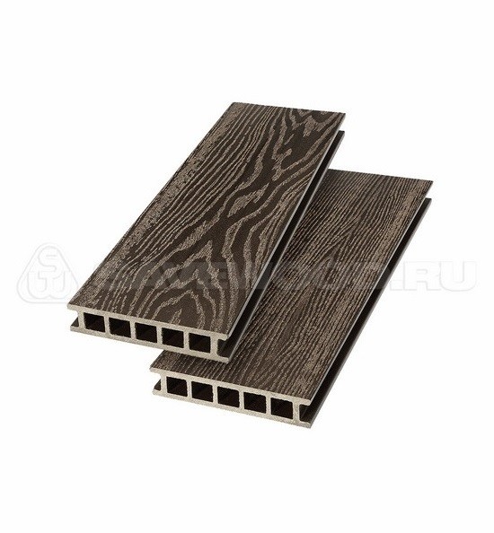 Террасная доска из ДПК SW-Fagus «SaveWood» темно-коричневый купить в Подольске