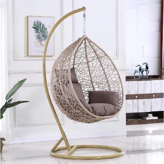 Кресло Подвесное из искусственного ротанга AFM-169A-LB Beige купить в Подольске