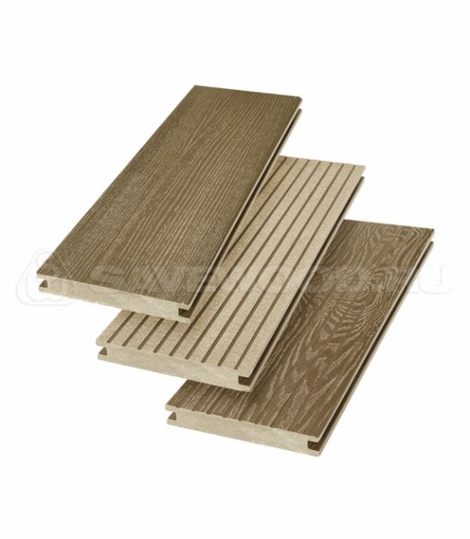Террасная доска SW Fraxinus (R) полнотелая «SaveWood» Тик купить в Подольске