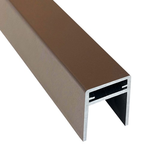 П-профиль Алюминиевый EasyDecking 35x25 Венге купить в Подольске