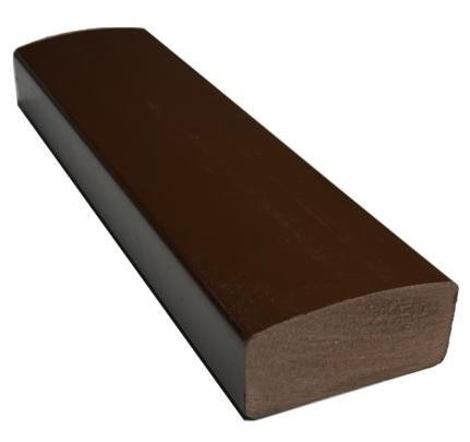 Лавочный брус Ecodecking Некст полнотелый глянцевый 70х35 шоколад купить в Подольске