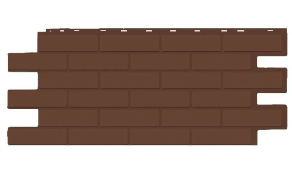 Фасадная панель T-Siding Кирпич Модерн Эко Браун купить в Подольске