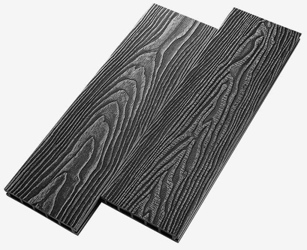 Террасная доска из ДПК RusDecking Unodeck Vintage - Графит купить в Подольске