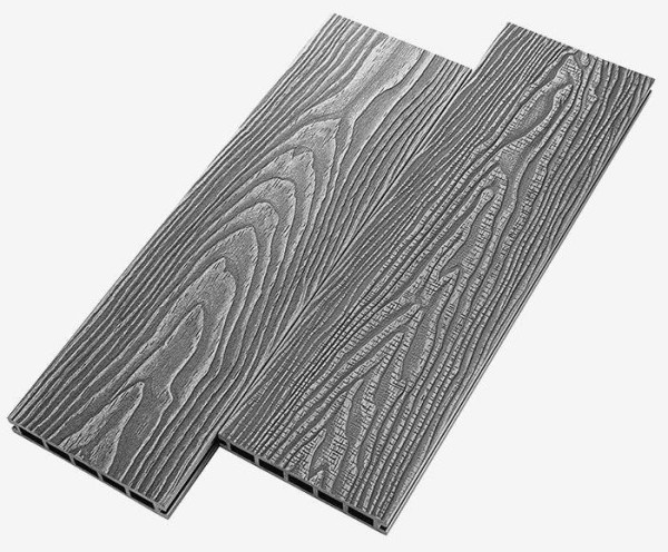 Террасная доска из ДПК RusDecking Unodeck Vintage - Серый купить в Подольске