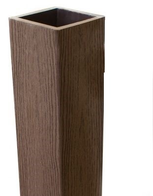 Столб опорный Woodvex Co-Extrusion Темно - Коричневый купить в Подольске
