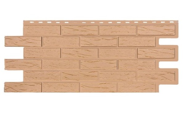 Фасадная панель T-Siding Кирпич Саман Эко Крем купить в Подольске